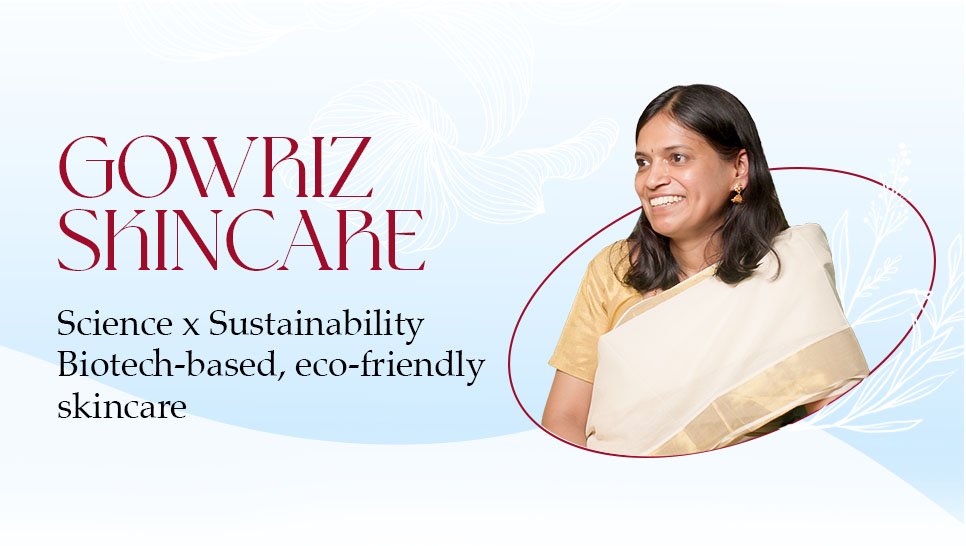 Gowriz skincare products showcase